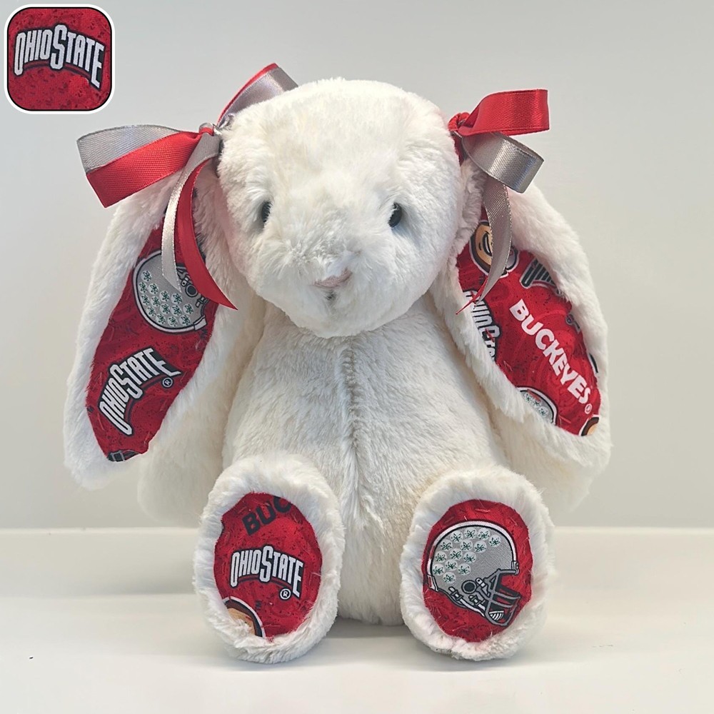 Personalized University Plush Bunny Collegiate Fans Students Gift