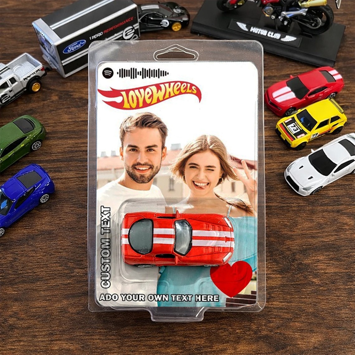 Personalized Music Toy Car Packaging Unique Gift for Car Lovers Valentine's Day Gifts