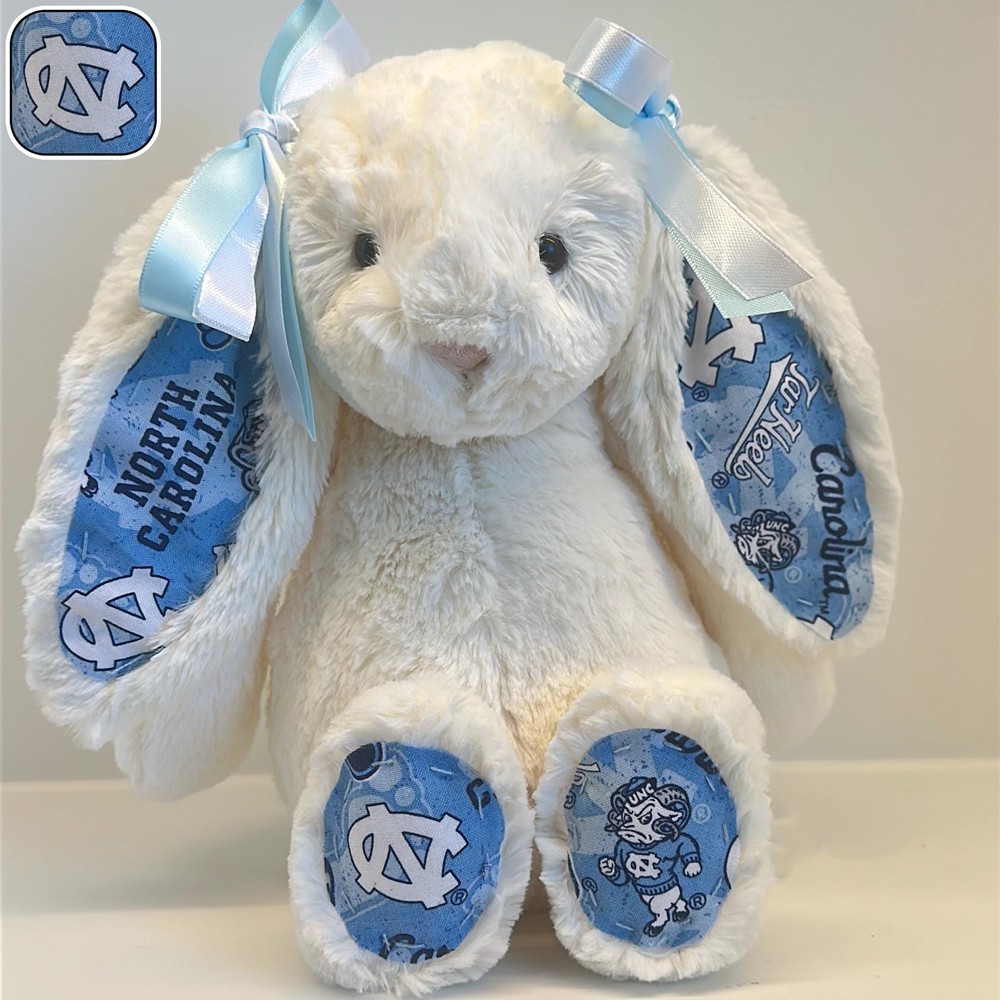 Personalized University Plush Bunny Collegiate Fans Students Gift