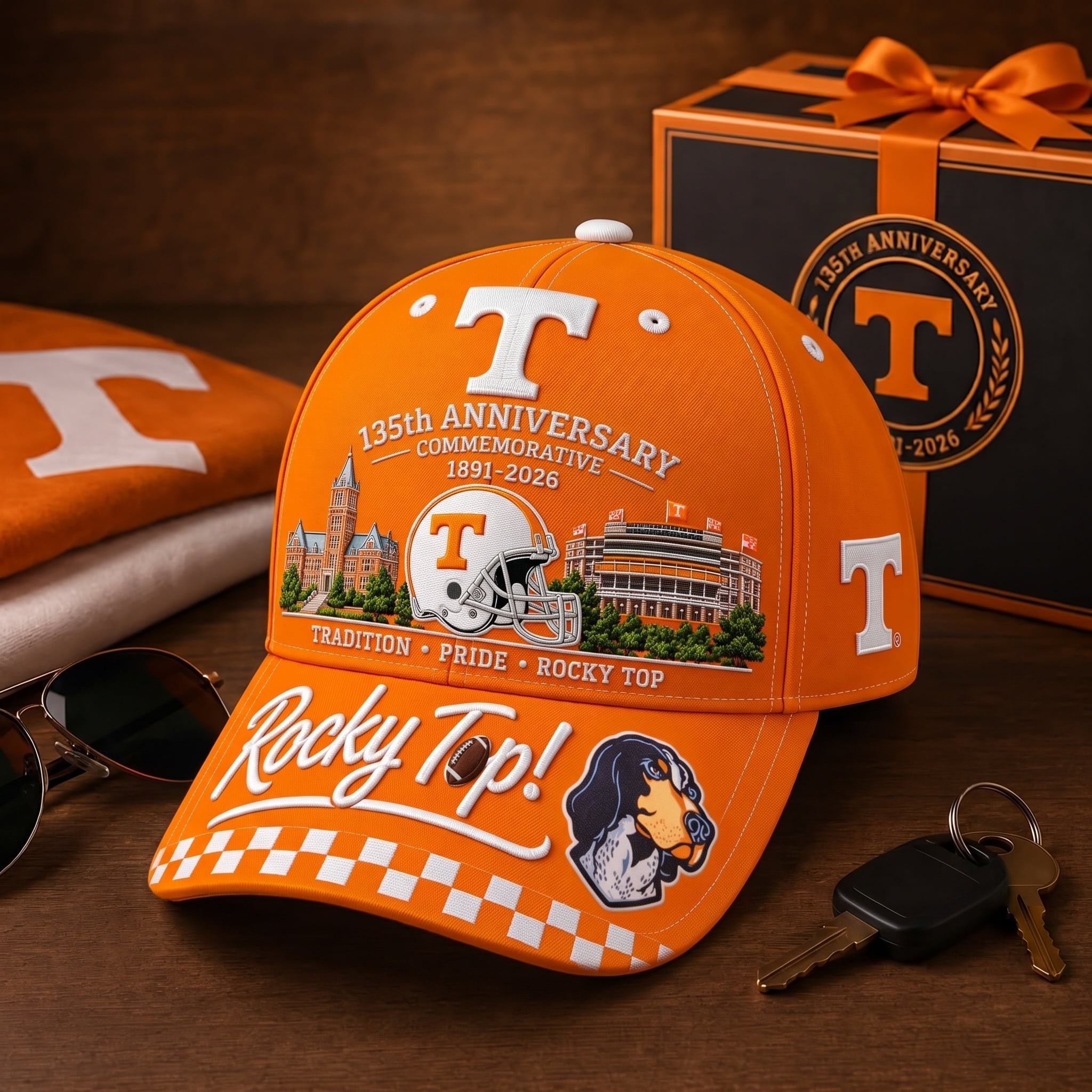 Rocky Top 135th Anniversary Commemorative Cap, One Size Fits Most