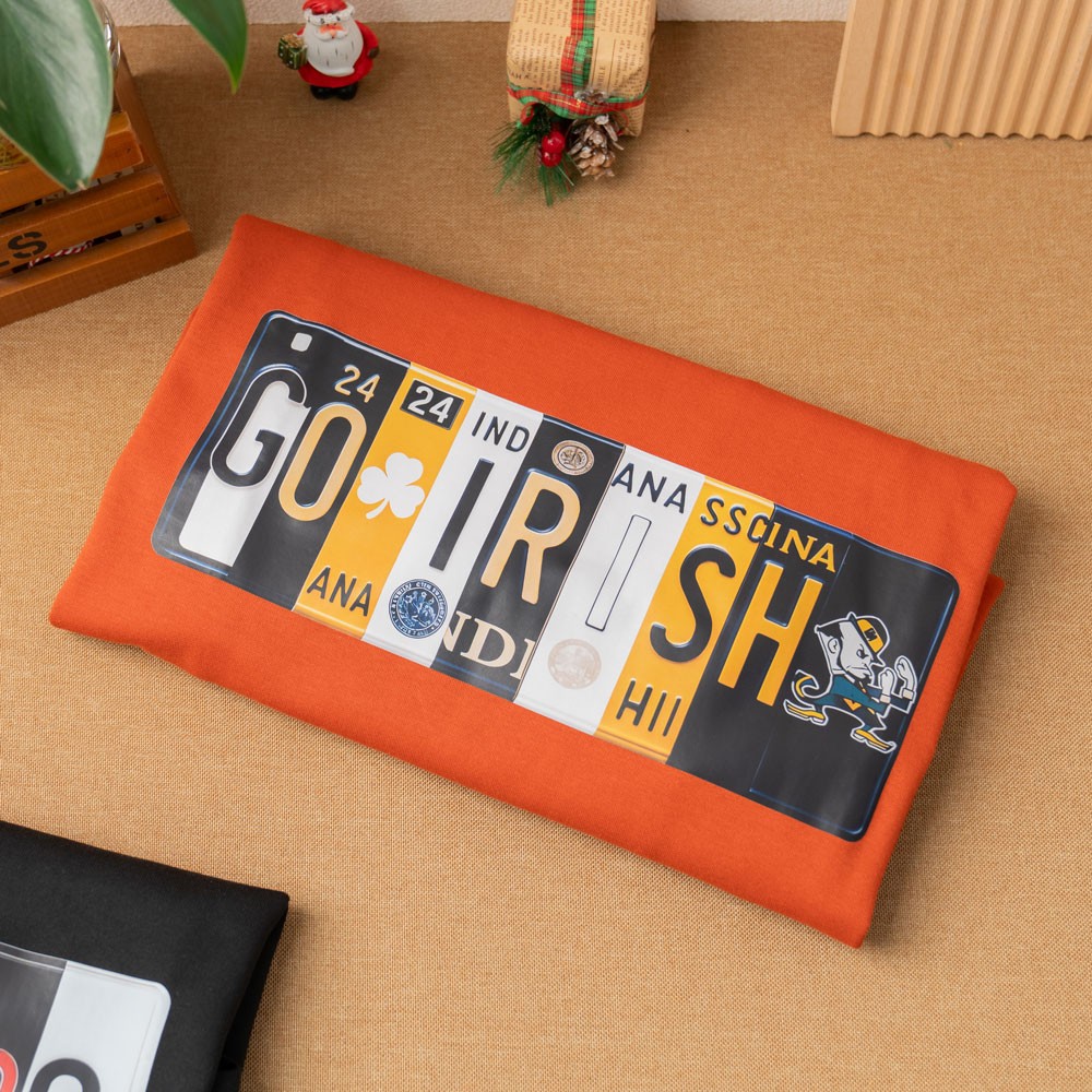 Personalized Football Team Sweatshirt Unique License Plate Style for College Fans