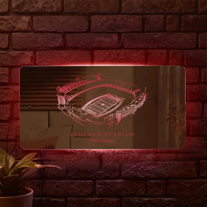 Sanford Stadium Mirror Light - Gifts For Sports Lovers