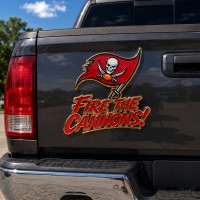 Tampa Bay Buccaneers 3D Metal Car Emblem Badge, Premium Football Fan Auto Decor