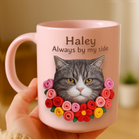 Custom Pet Figure Mug Meaningful Gift for Dog and Cat Lovers Perfect Keepsake to Celebrate Your Pet's Love
