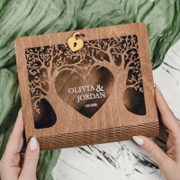 Personalized Wedding Memory Book Box Makes a Meaningful Gift for Your Loved One