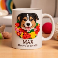 Custom Pet Figure Mug Meaningful Gift for Dog and Cat Lovers Perfect Keepsake to Celebrate Your Pet's Love