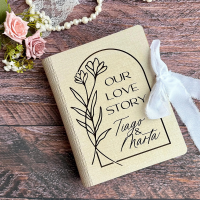Personalized Wedding Memory Book Box Makes a Meaningful Gift for Your Loved One