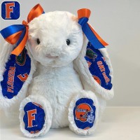 Personalized University Plush Bunny Collegiate Fans Students Gift