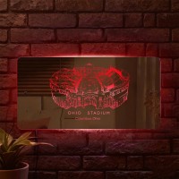 Ohio Stadium Mirror Light - Gifts For Sports Lovers