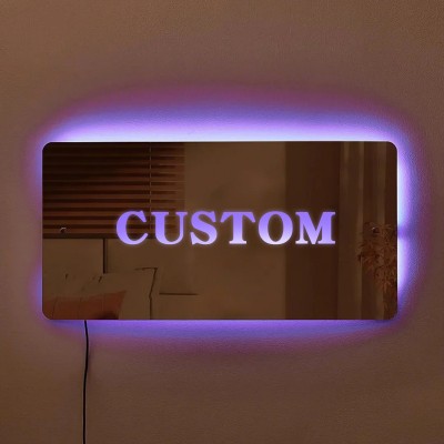 Custom Your Favorite Stadium Mirror Light – Gifts for Sports Lovers