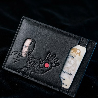 Personalized Leather Card Holder for Men Unique Gift for Him