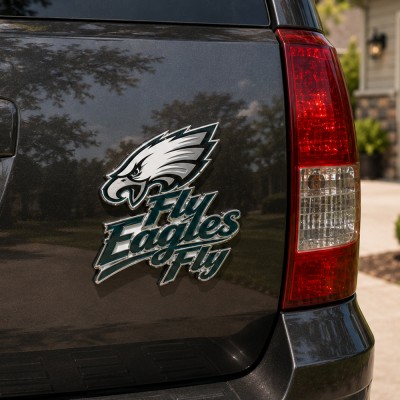 Philadelphia Eagles 3D Metal Car Emblem Badge, Premium Football Fan Auto Decor