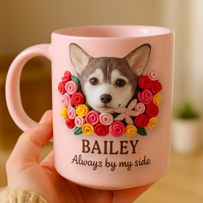 Custom Pet Figure Mug Meaningful Gift for Dog and Cat Lovers Perfect Keepsake to Celebrate Your Pet's Love