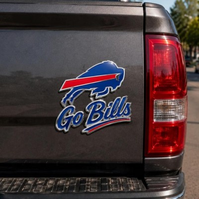 Buffalo Bills 3D Metal Car Emblem Badge, Premium Football Fan Auto Decor