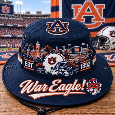 War Eagle Boonie Hat, College Football Fan Wide Brim Game Day Hat