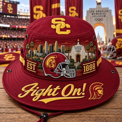 Fight On Boonie Hat, College Football Fan Wide Brim Game Day Hat
