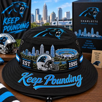 Keep Pounding Boonie Hat, College Football Fan Wide Brim Game Day Hat