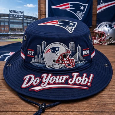 Do Your Job Boonie Hat, Football Fan Wide Brim Hat, Game Day Outdoor Hat
