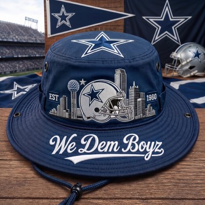We Dem Boyz Boonie Hat, Football Fan Wide Brim Hat, Game Day Outdoor Hat