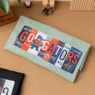 Personalized Football Team Sweatshirt Unique License Plate Style for College Fans
