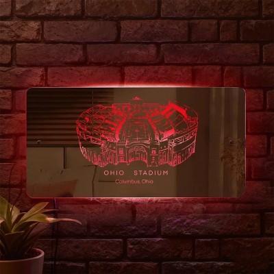 Ohio Stadium Mirror Light - Gifts For Sports Lovers