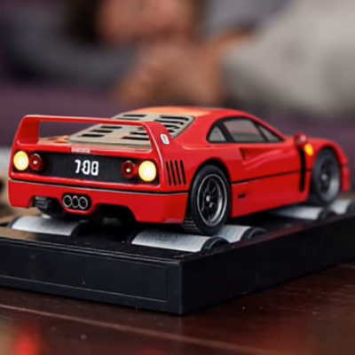 Car Alarm Clock with Realistic Engine and Light Effects Gift for Boyfriend