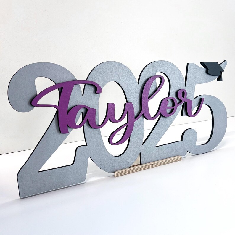 Grad Name Sign Custom Graduation Name Sign Her/Him Grad Party Decorations