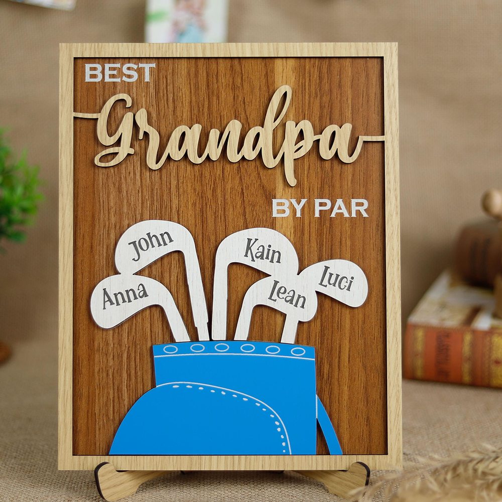 Personalized 3D Golf Sign Makes a Perfect Father's Day Gift for Dad
