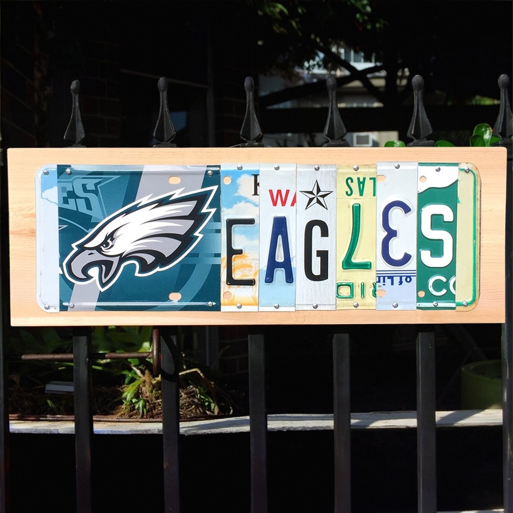 Philadelphia Eagles License Plate Sign Football Fan Gift Man Cave Bar Decor