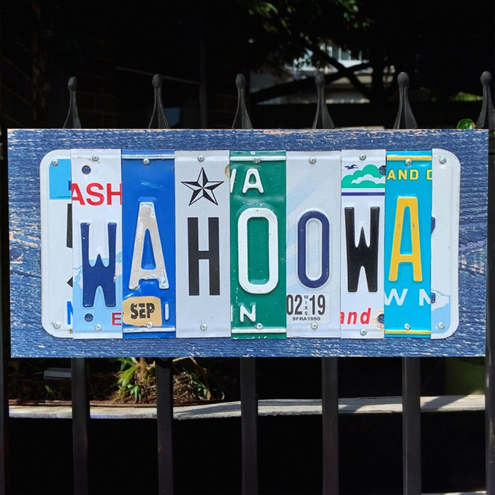 Virginia Cavaliers License Plate Sign Football Fan Gift Man Cave Bar Decor